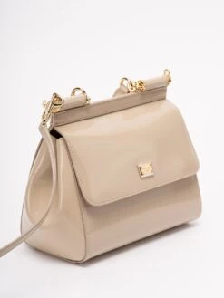 Dolce & Gabbana Borsa 'Sicily' Piccola In Pelle Lucida -Negozio Di Abbigliamento Femminile 02d09099 48c1 4735 99a5 3d2811832c22