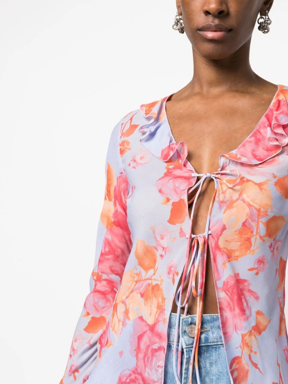 Blusa Con Volant 'Mia' 6 Blusa Con Volant 'Mia' - immagine 4