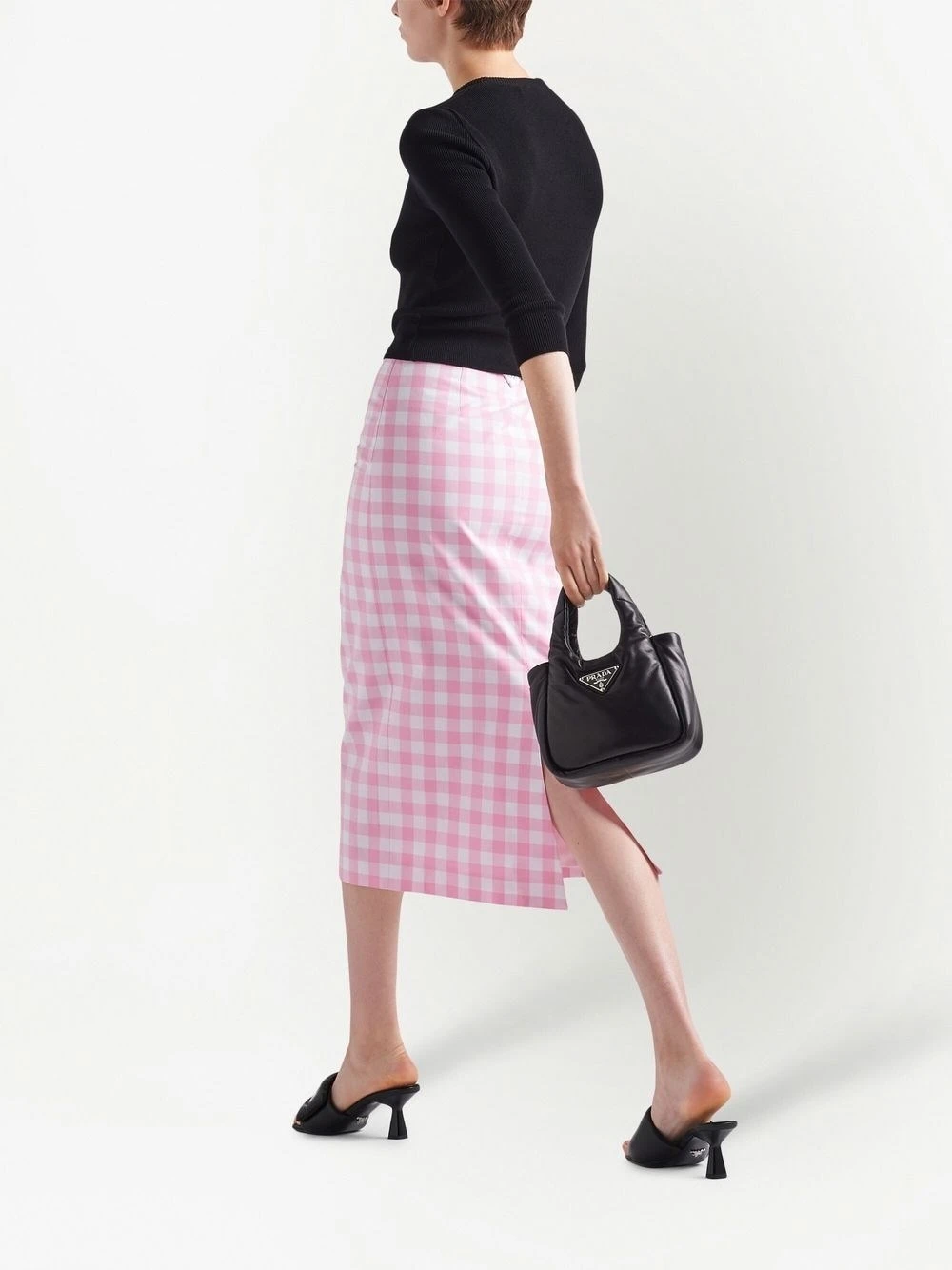 Prada Maglione In Cotone Con Ricamo Logo 5 Prada Maglione In Cotone Con Ricamo Logo - immagine 3