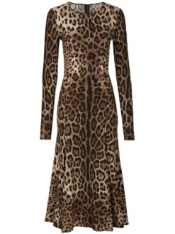 Dolce & Gabbana Abito Stampa Leopardo