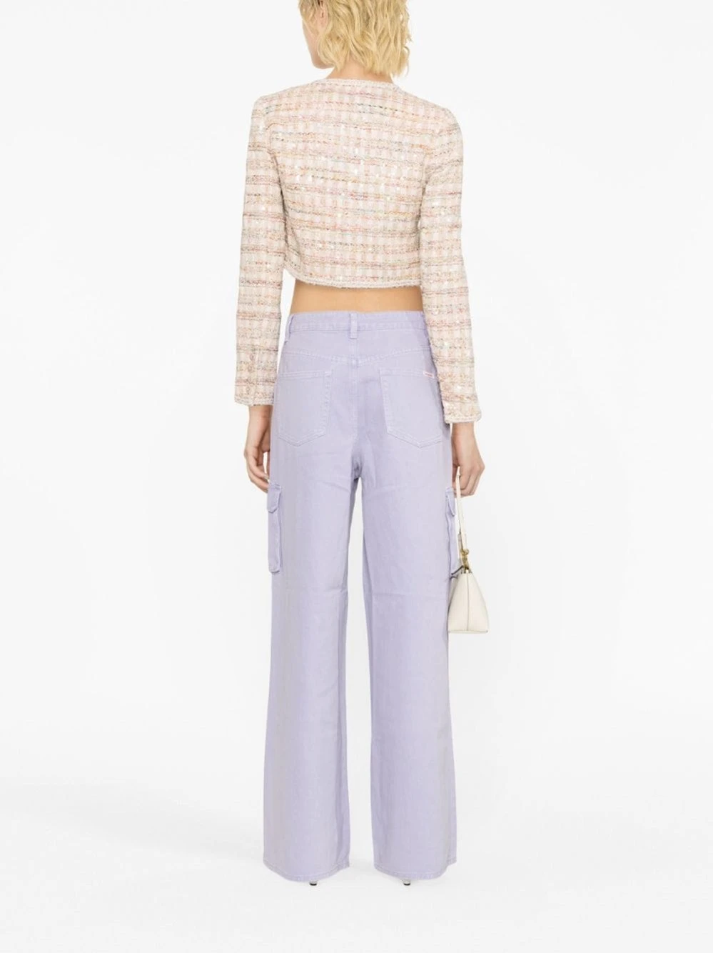 SELF PORTRAIT Jeans Cargo In Denim 5 SELF PORTRAIT Jeans Cargo In Denim - immagine 3