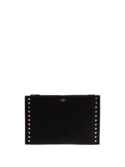 Valentino Garavani Pouch Piatta Grande 'Rockstud'
