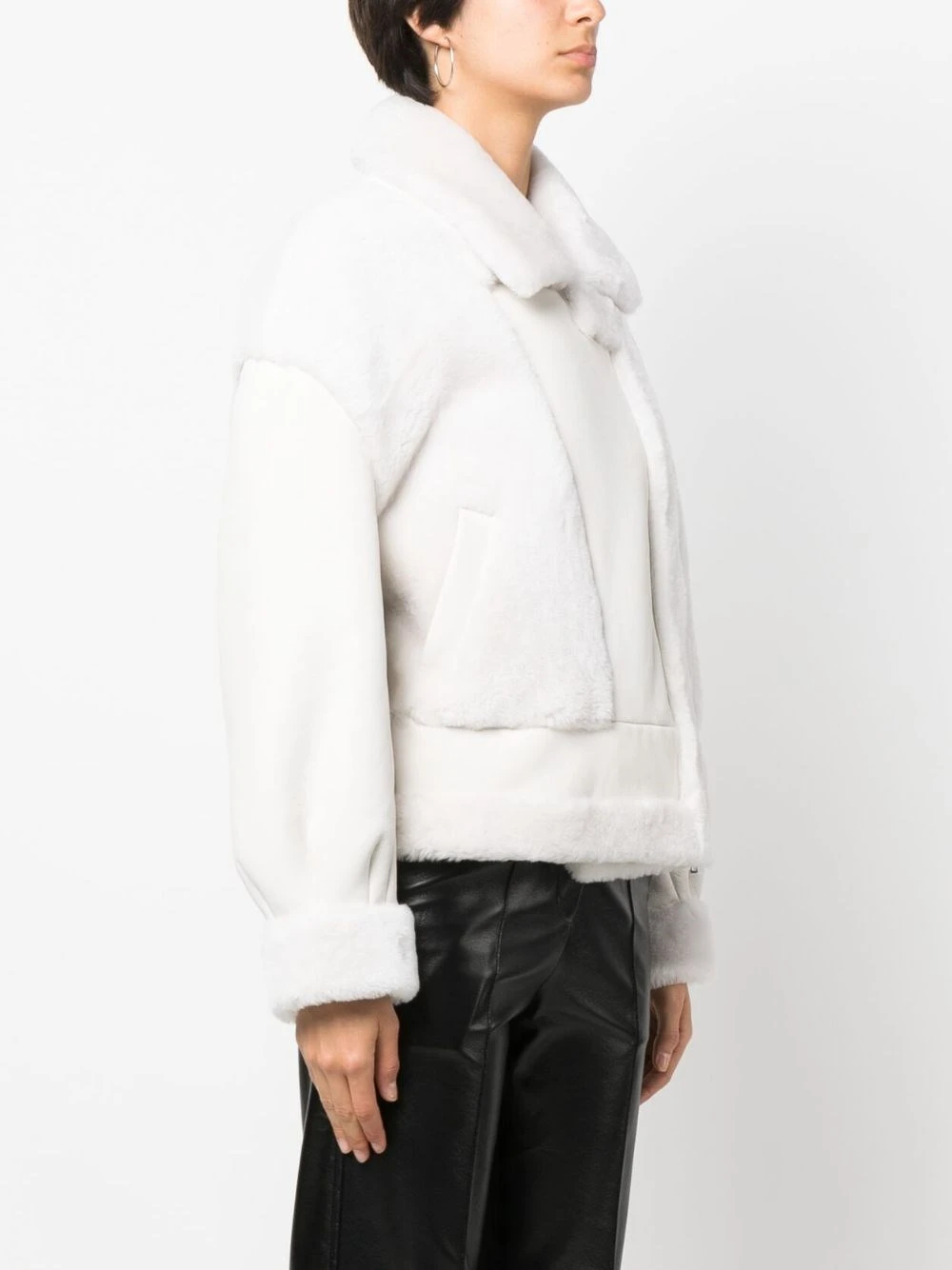 Giacca Biker In Shearling 6 Giacca Biker In Shearling - immagine 4