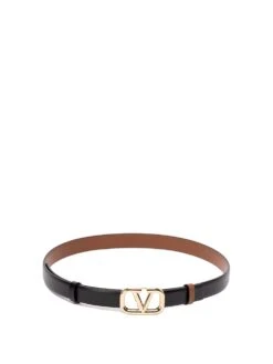 Valentino Garavani Cintura Reversibile 'VLogo Signature' In Pelle