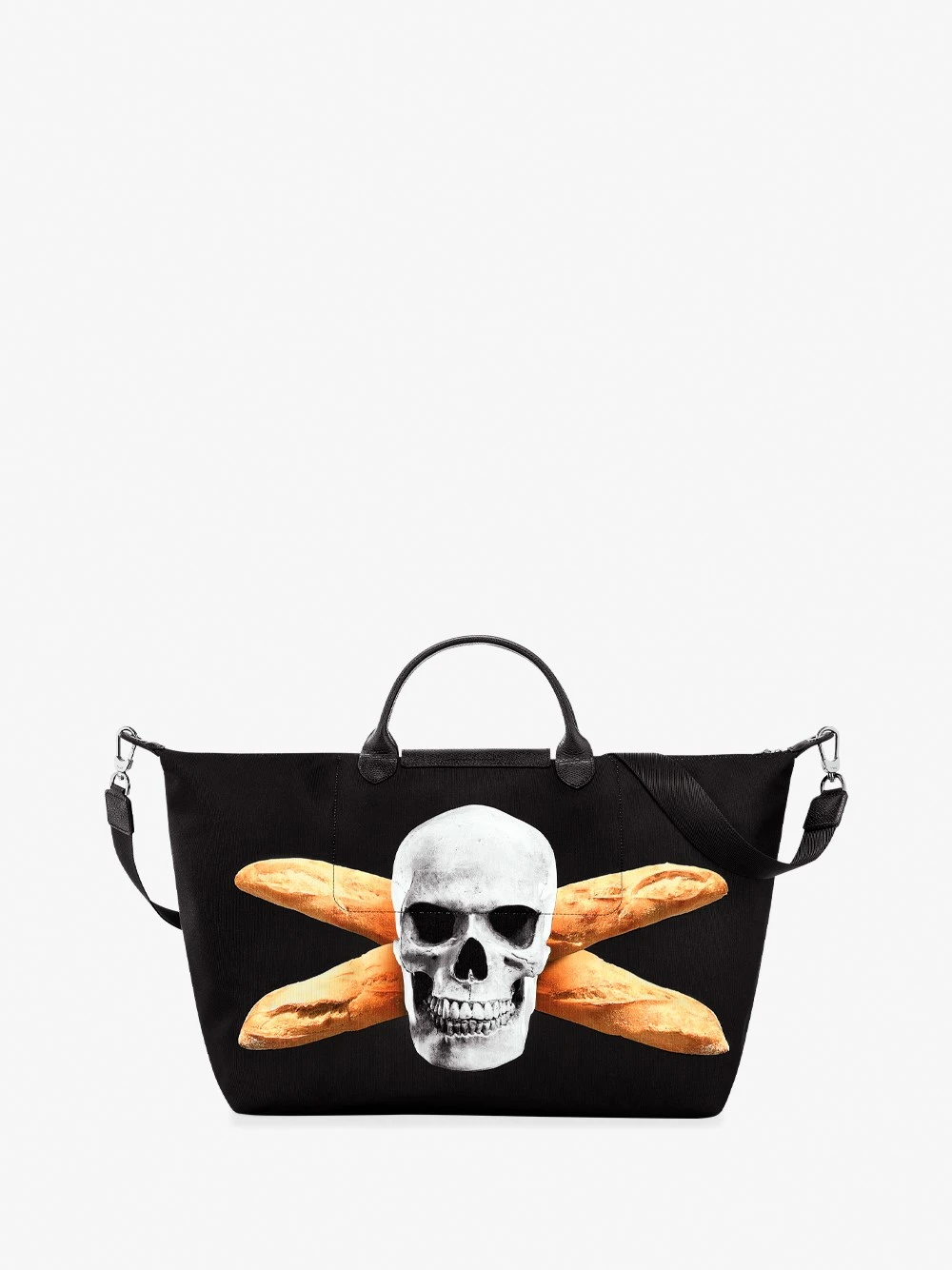 Longchamp Borsa Da Viaggio 'Long Bikini X ToiletPaper' 'Le Pliage Baguette' Unisex 4 Longchamp Borsa Da Viaggio 'Long Bikini X ToiletPaper' 'Le Pliage Baguette' Unisex - immagine 2