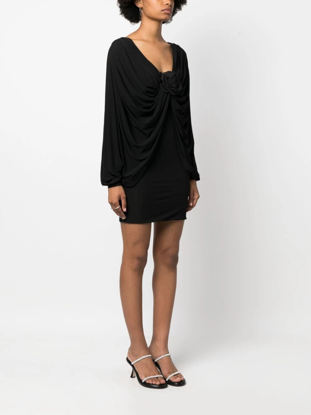 Abito Mini Con Dettaglio Fiori 3D 7 Abito Mini Con Dettaglio Fiori 3D - immagine 5