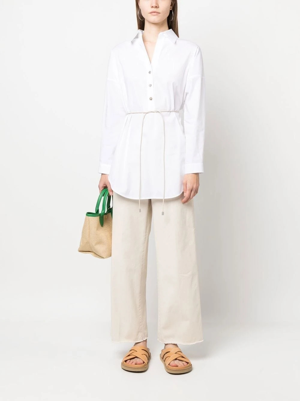 Peserico Jeans A Gamba Larga 4 Peserico Jeans A Gamba Larga - immagine 2