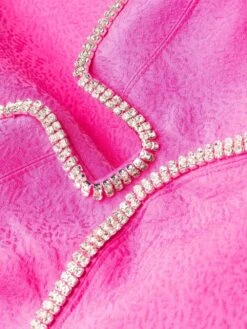 SELF PORTRAIT Abito Midi Con Dettaglio 'Diamante' In Rosa -Negozio Di Abbigliamento Femminile 169e5665 38f3 4927 93a4 b67a999080e8