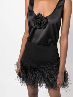 Canotta Con Dettaglio Fiore 3D -Negozio Di Abbigliamento Femminile 17a1c639 e253 4ff4 a2c0 6246129bf7c2