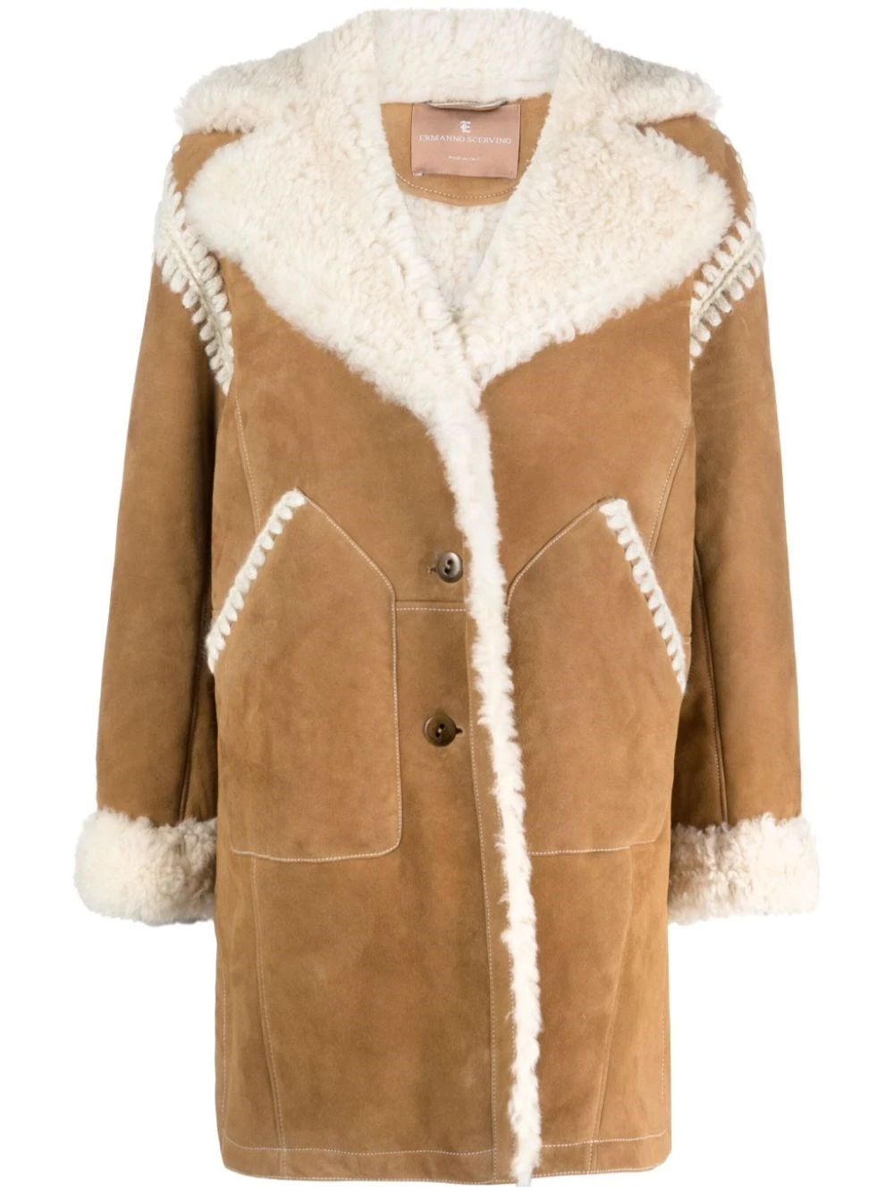 ERMANNO SCERVINO Cappotto In Shearling 3 ERMANNO SCERVINO Cappotto In Shearling