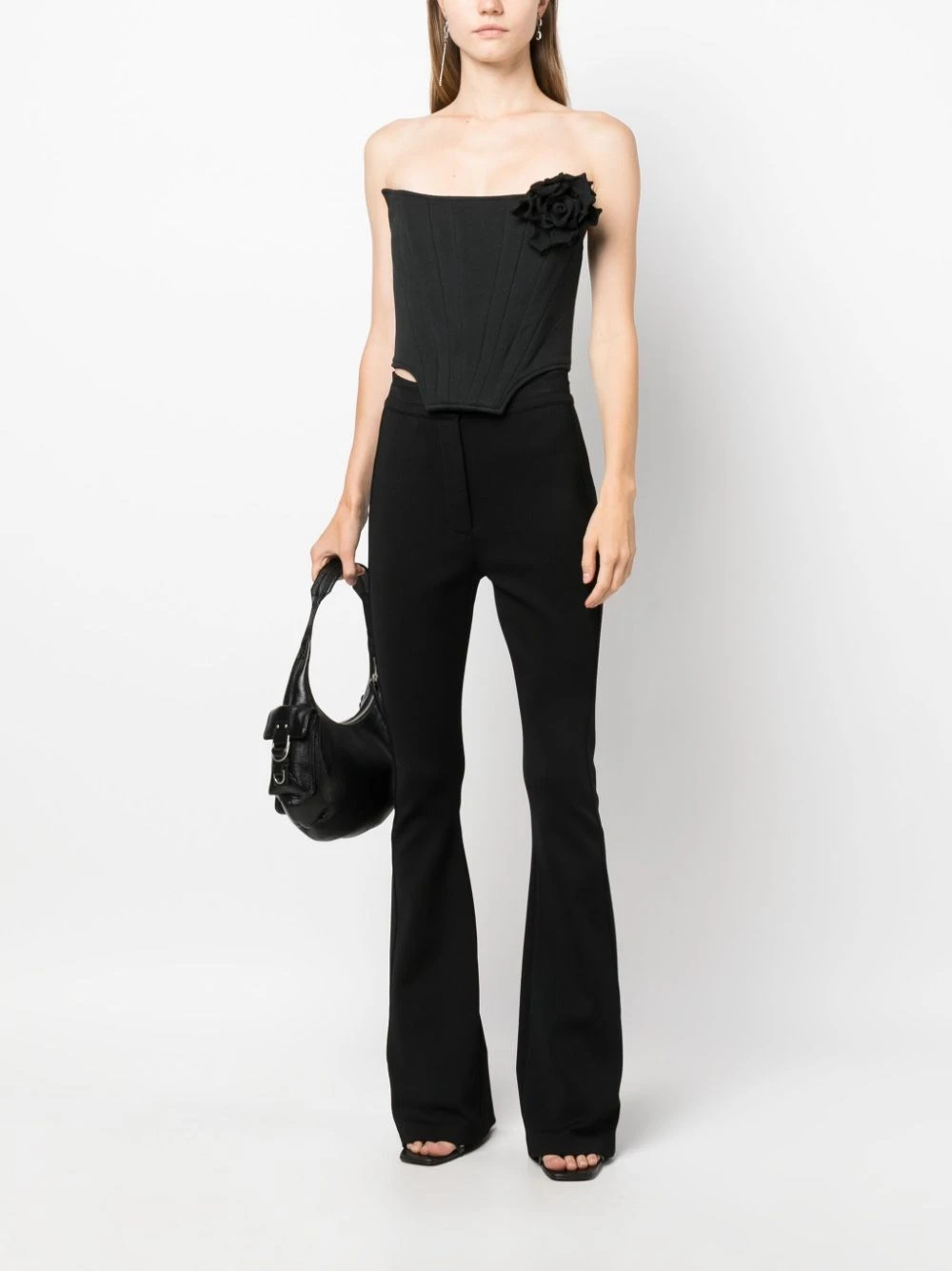 Top Bustier Con Dettaglio Fiori 3D 4 Top Bustier Con Dettaglio Fiori 3D - immagine 2