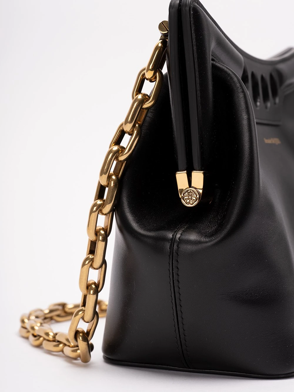 Alexander McQueen Borsa A Spalla In Pelle 'The Small Peak' 6 Alexander McQueen Borsa A Spalla In Pelle 'The Small Peak' - immagine 4