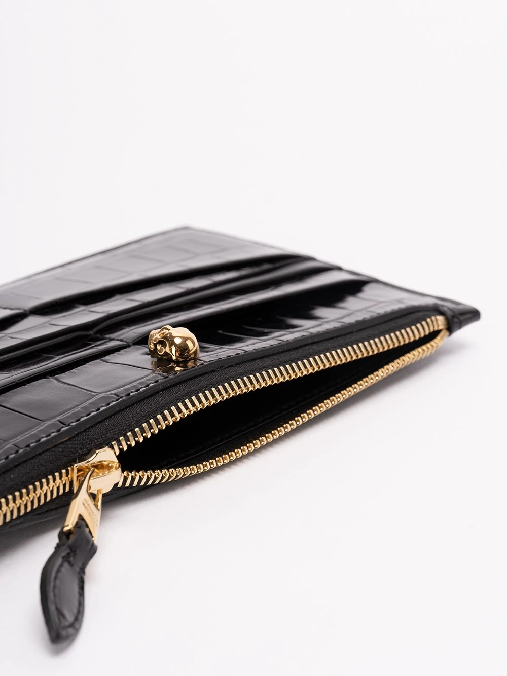 Alexander McQueen Portafoglio Con Zip `Skull 5 Alexander McQueen Portafoglio Con Zip `Skull - immagine 3