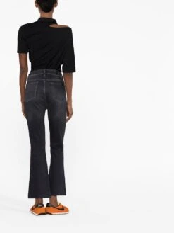 7 For All Mankind Jeans `Slim Illusion Wicked` Con Orlo A Taglio Vivo -Negozio Di Abbigliamento Femminile 1b6e3099 39e3 4598 bf46 0920811c4193