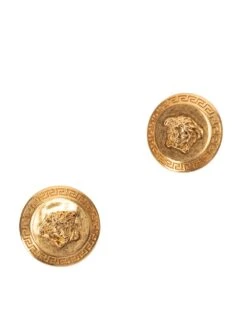 Versace Orecchini A Bottone "Tribute Medusa"