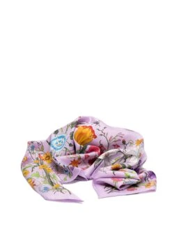 Negozio Di Abbigliamento Femminile 23 Gucci Foulard Stampa 'Flora'