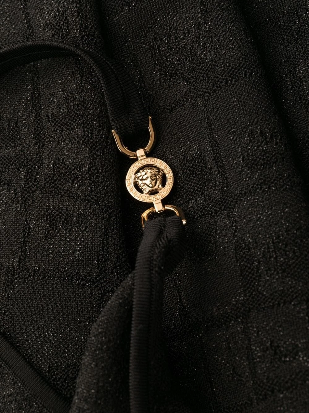 Versace `Crocodile` Knit Midi Dress 9 Versace `Crocodile` Knit Midi Dress - immagine 7