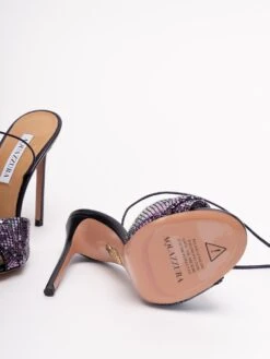 Aquazzura Sandali In Pelle 'Metal Twist' -Negozio Di Abbigliamento Femminile 27fcca6f a4d0 4e98 a4be da37e8e625c1