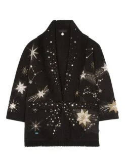 Alanui Cardigan In Maglia 'The Wandering Star'