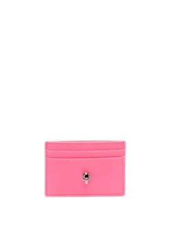 Alexander McQueen Porta Carte Di Credito In Pelle