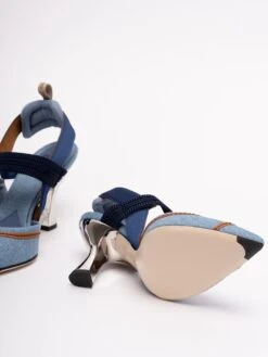 FENDI Slingback Denim 'Colibrì' -Negozio Di Abbigliamento Femminile 2f7870f3 9c5a 49ce 8145 396a3de36e09