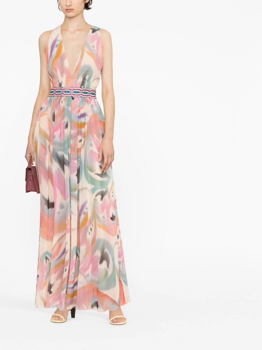 Etro Abito Lungo 'Butterfly Wings Print' 4 Etro Abito Lungo 'Butterfly Wings Print' - immagine 2