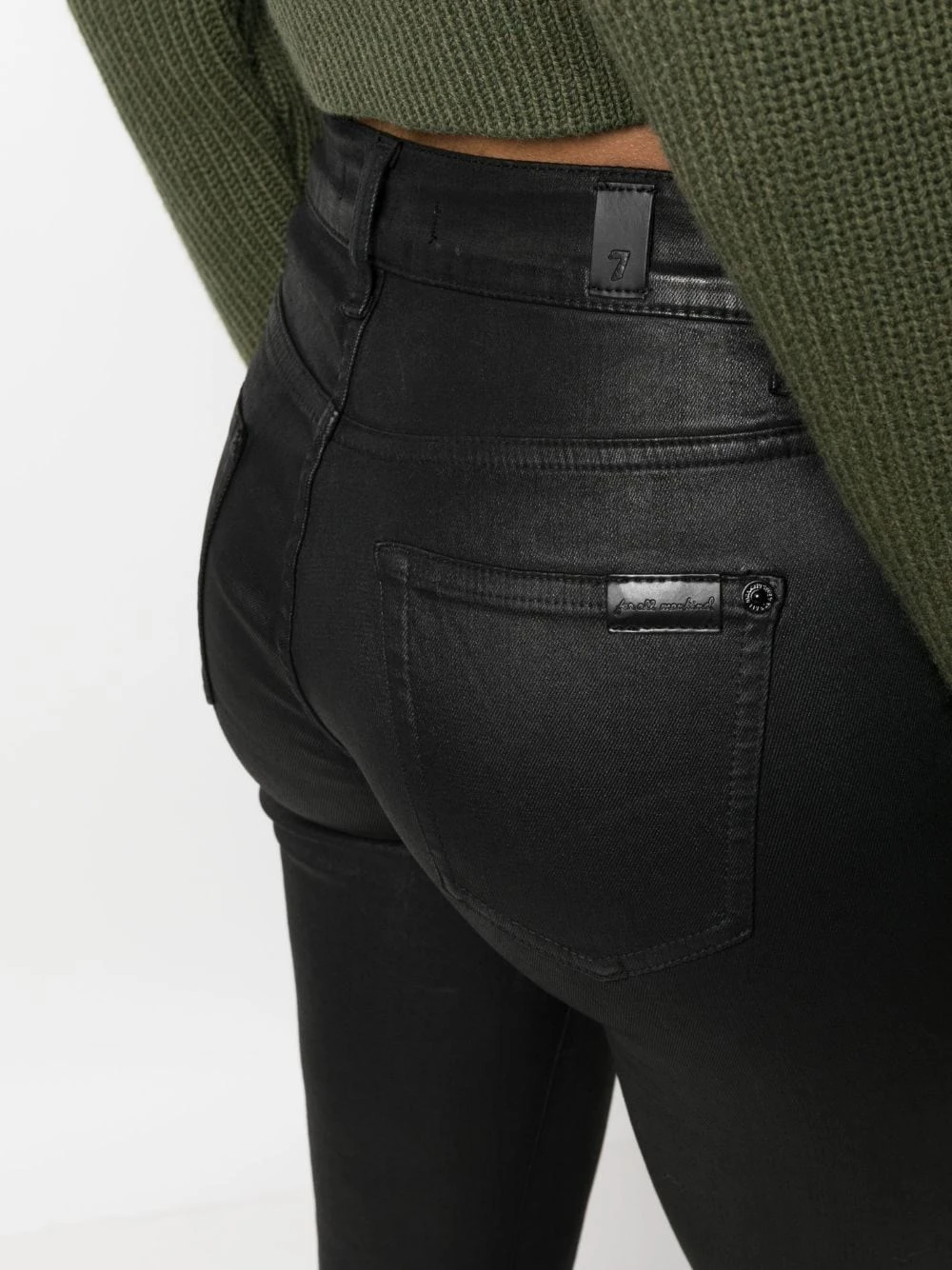 7 For All Mankind Jeans 'Bootcut Coated Slim Illusion' 6 7 For All Mankind Jeans 'Bootcut Coated Slim Illusion' - immagine 4