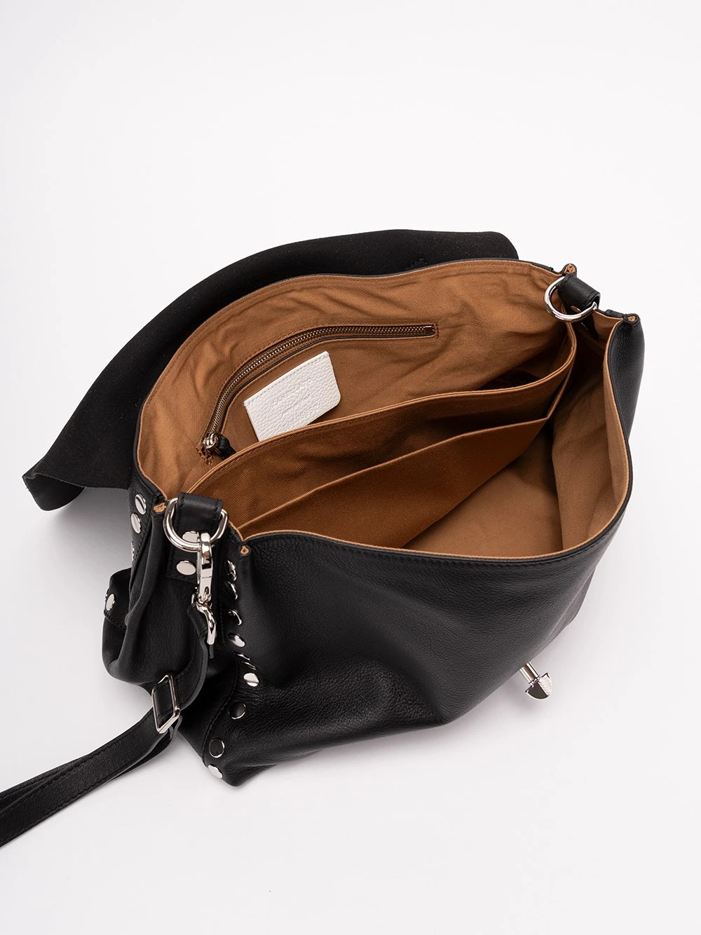 Zanellato Borsa A Spalla Media 'Postina Piuma Knot' 7 Zanellato Borsa A Spalla Media 'Postina Piuma Knot' - immagine 5