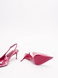 Dolce & Gabbana Slingback Décolleté Con Stampa "Maiolica" -Negozio Di Abbigliamento Femminile 3b9ccd36 2057 4554 94e7 ee37fec13514