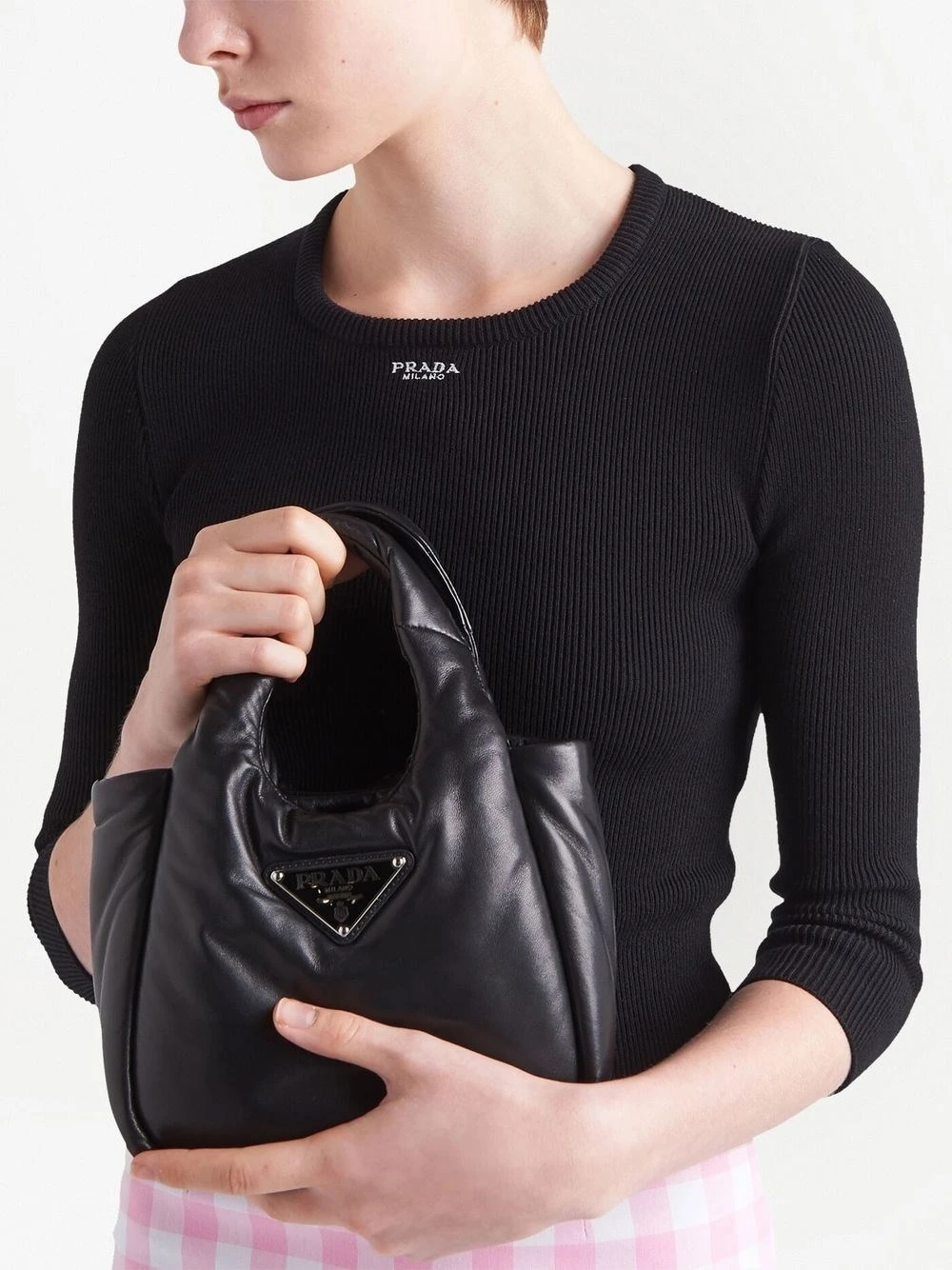 Prada Maglione In Cotone Con Ricamo Logo 6 Prada Maglione In Cotone Con Ricamo Logo - immagine 4