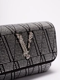 Versace Borsa Mini In Tessuto -Negozio Di Abbigliamento Femminile 3ef25032 c775 4cc9 9e20 011fe30f7b32