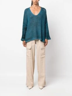 Maglione Leggero Oversize Con Scollo A V 8 Maglione Leggero Oversize Con Scollo A V -Negozio Di Abbigliamento Femminile 44677edf 5bee 4e7c 9ed8 960f7d2507d3