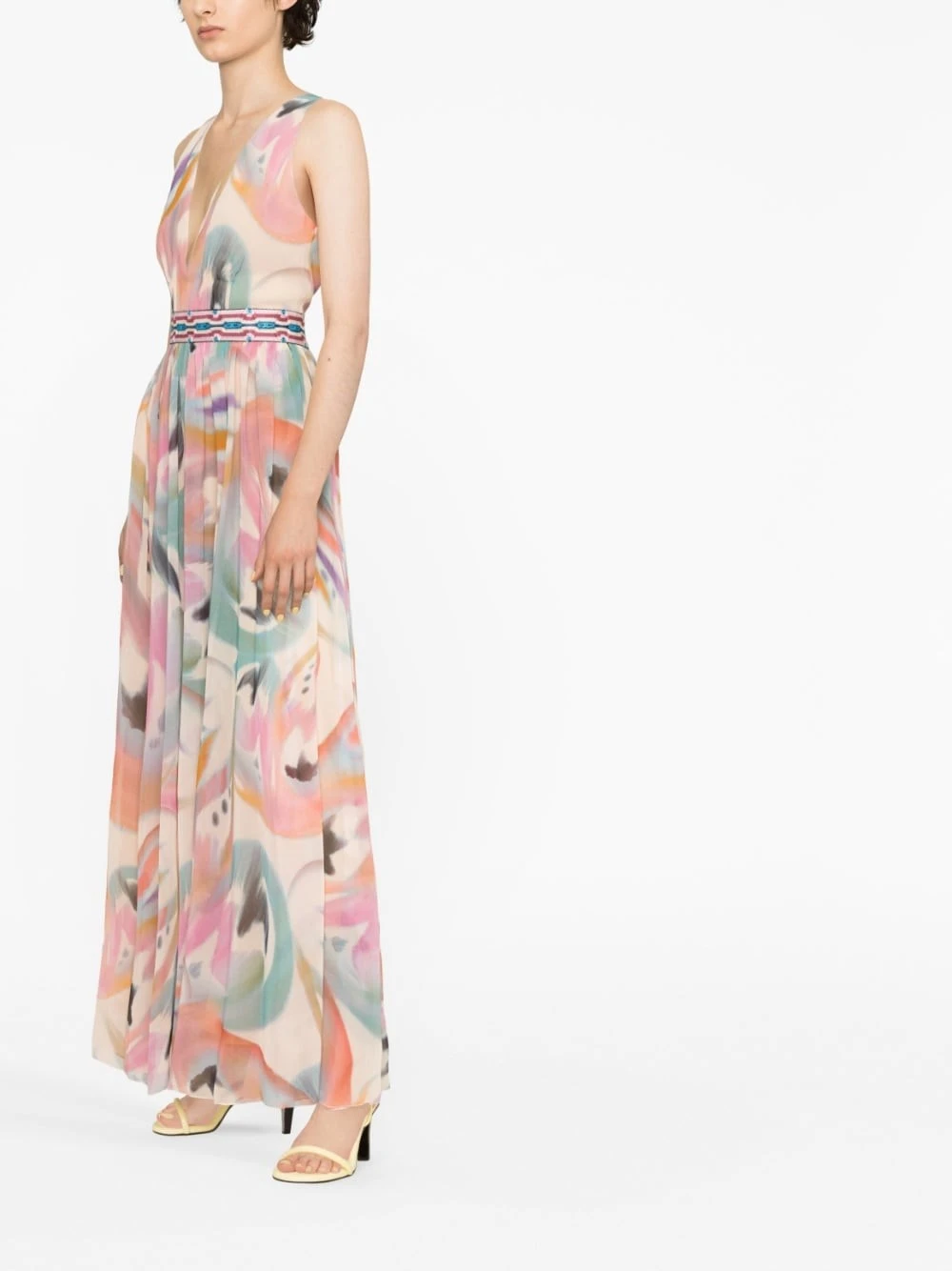Etro Abito Lungo 'Butterfly Wings Print' 8 Etro Abito Lungo 'Butterfly Wings Print' - immagine 6