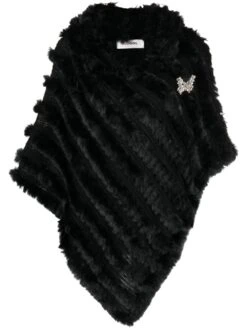Blugirl Faux Fur Poncho