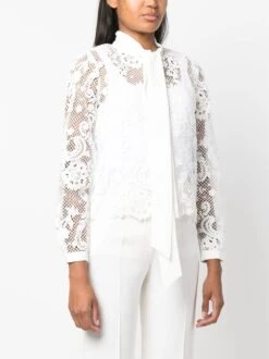 SELF PORTRAIT Camicia Pizzo Con Fiocco 9 SELF PORTRAIT Camicia Pizzo Con Fiocco -Negozio Di Abbigliamento Femminile 4c38bf4a 662b 4cee b24d 7752a7ac9fe5