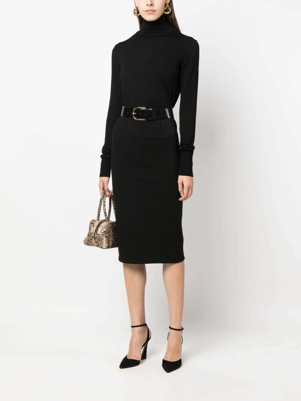 Patrizia Pepe Knit Turtle-Neck Sweater 4 Patrizia Pepe Knit Turtle-Neck Sweater - immagine 2