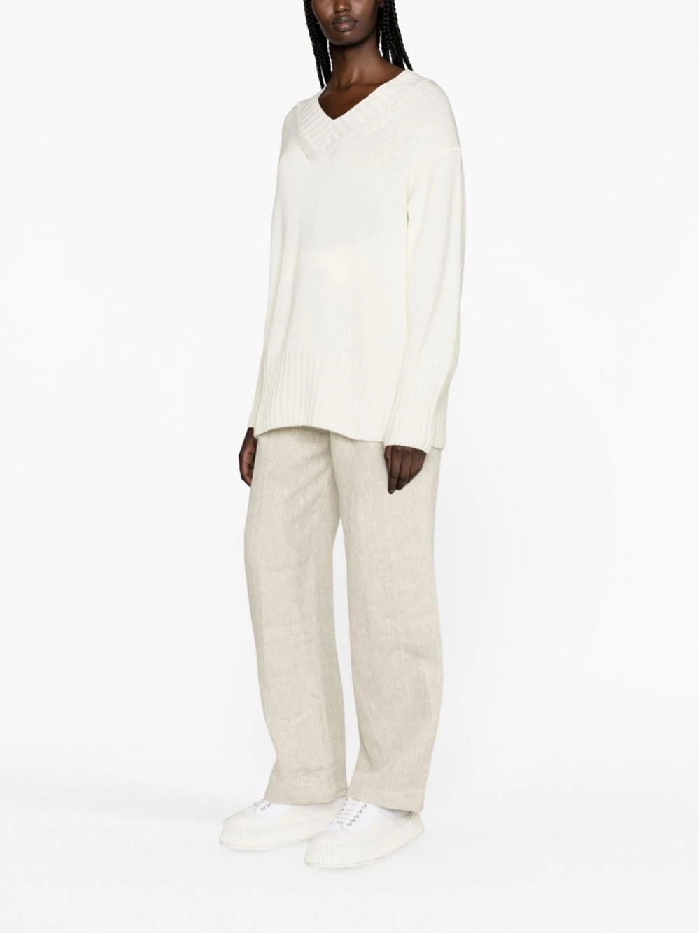 Maglione Scollo A V Boxy 5 Maglione Scollo A V Boxy - immagine 3