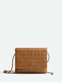 Bottega Veneta Mini Borsa `Intrecciato` Crossbody