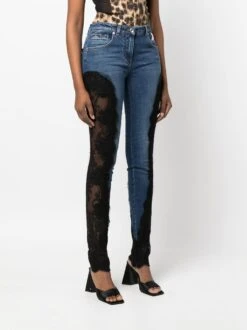 Dolce & Gabbana Jeans 5 Tasche Con Dettagli In Pizzo -Negozio Di Abbigliamento Femminile 53c6e77a e1b1 490f badf 6f64f9fb31ee