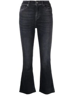 7 For All Mankind Jeans `Slim Illusion Wicked` Con Orlo A Taglio Vivo