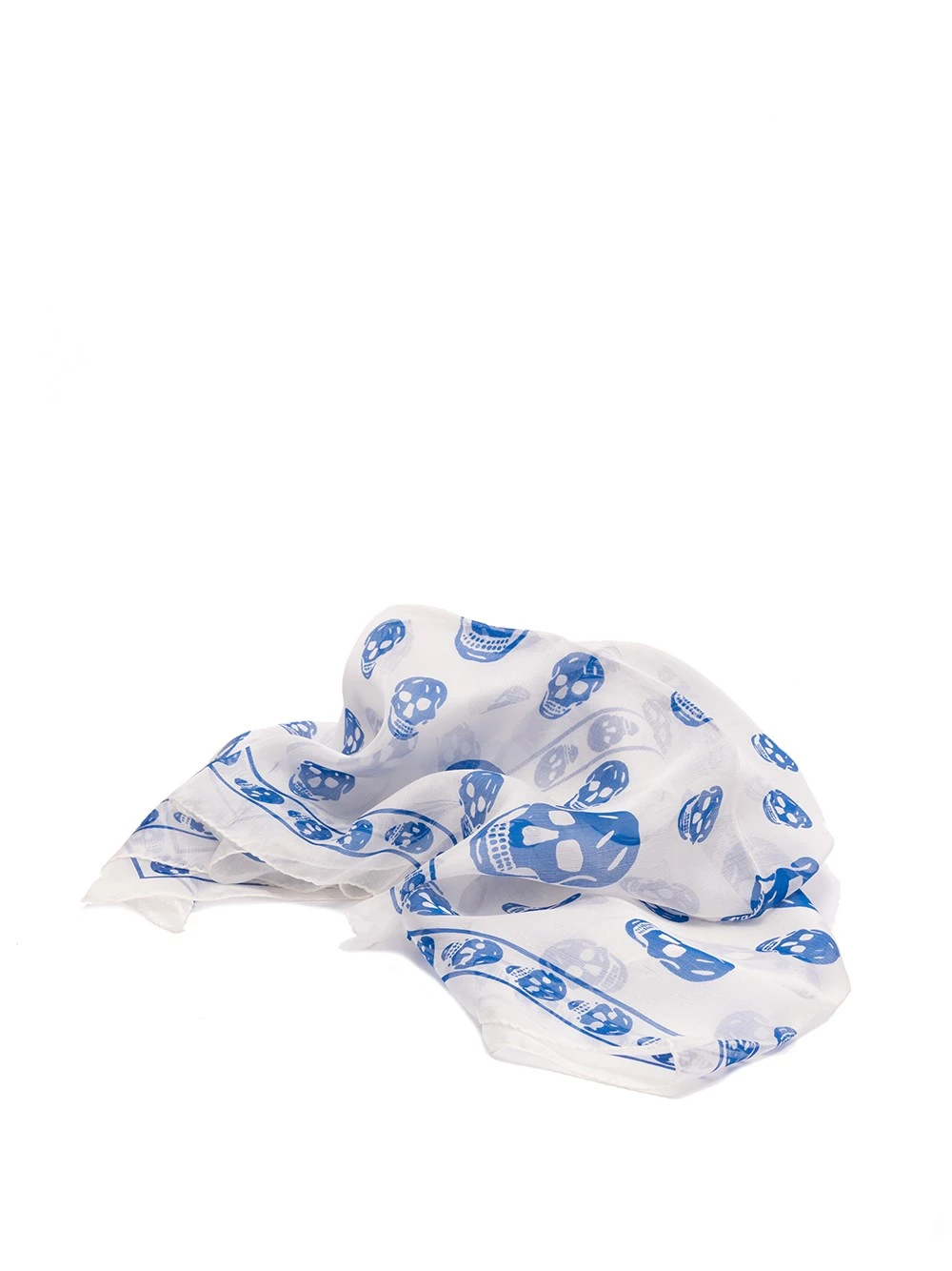 Alexander McQueen Sciarpa 'Skull' Classica In Chiffon Di Seta 3 Alexander McQueen Sciarpa 'Skull' Classica In Chiffon Di Seta