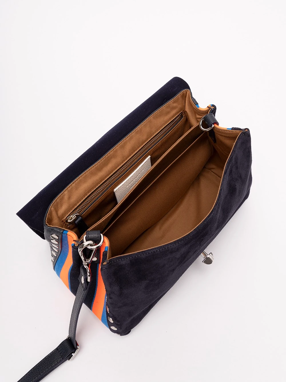 Zanellato Borsa A Spalla Piccola 'Postina Striped' 8 Zanellato Borsa A Spalla Piccola 'Postina Striped' - immagine 6