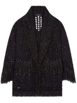 Alanui Cardigan In Maglia 'The Astral'