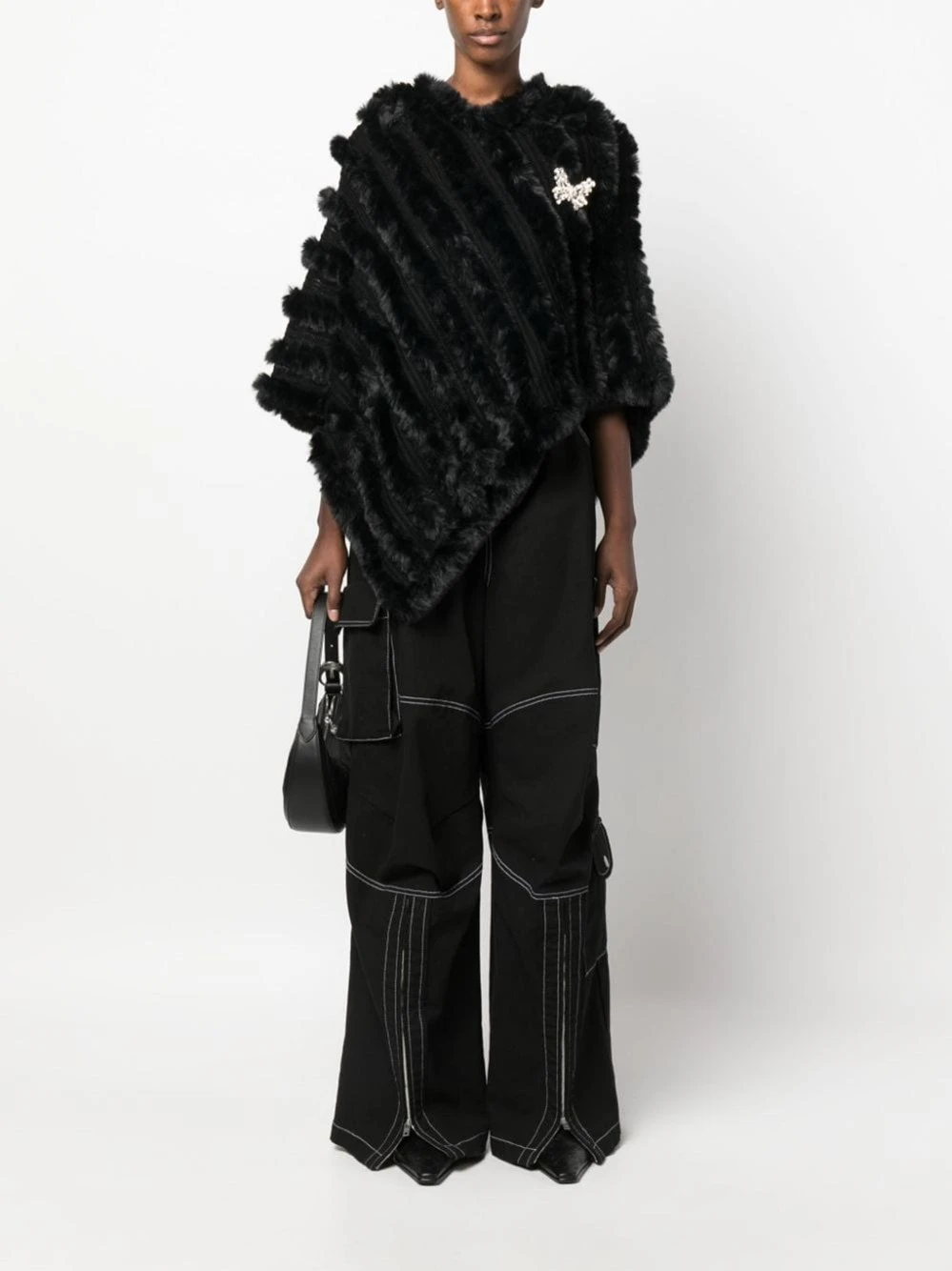 Blugirl Faux Fur Poncho 4 Blugirl Faux Fur Poncho - immagine 2