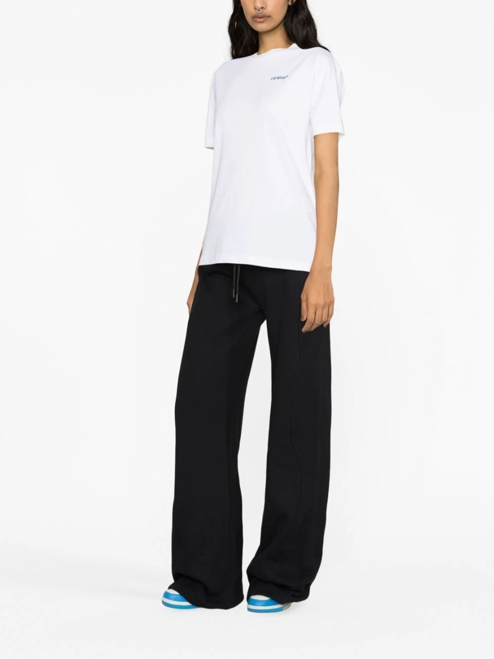 Off-White T-shirt Casual 'Embr Diag Tab' 6 Off-White T-shirt Casual 'Embr Diag Tab' - immagine 4