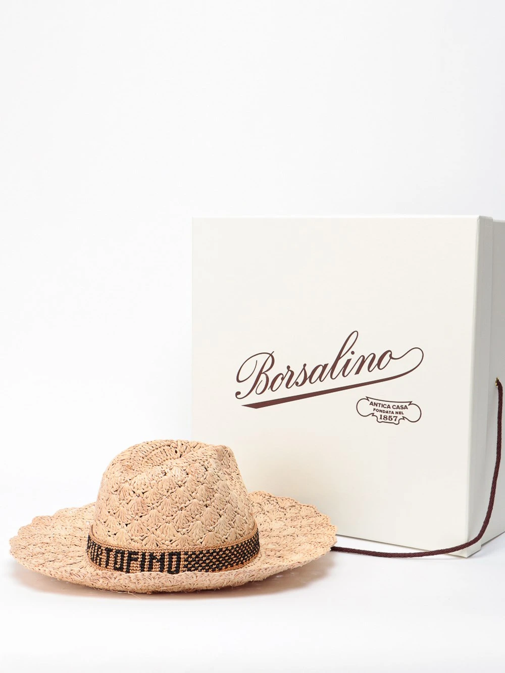 Cappello Raffia Crochet 'Borsalino X Spinnaker' 4 Cappello Raffia Crochet 'Borsalino X Spinnaker' - immagine 2