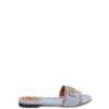 FENDI Slide In Denim Con Logo E Righe -Negozio Di Abbigliamento Femminile 65f2ad5b acb6 48f4 b3d4 66d69dc5ba98