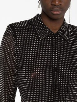 SELF PORTRAIT Mini Abito A Camicia Con Strass 15 SELF PORTRAIT Mini Abito A Camicia Con Strass -Negozio Di Abbigliamento Femminile 6d69659a 01ae 4bed 8520 04c49afa8679