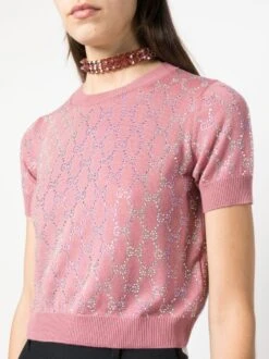 Gucci Short Sleeve Crew-Neck Top -Negozio Di Abbigliamento Femminile 71c55bec a7e4 44e5 a3d5 e74c193adfb1