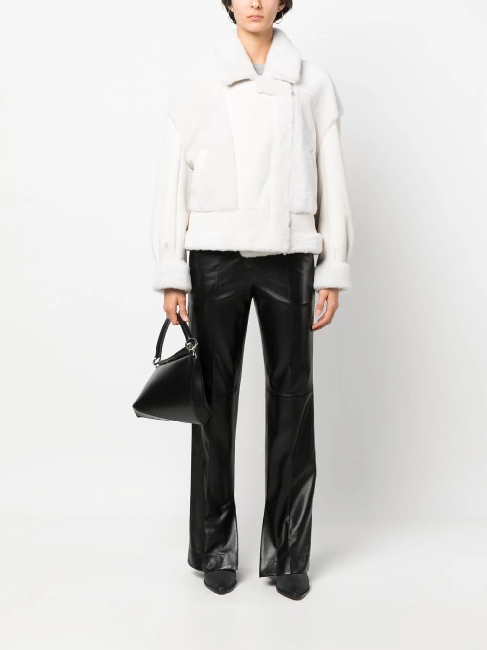 Giacca Biker In Shearling 4 Giacca Biker In Shearling - immagine 2